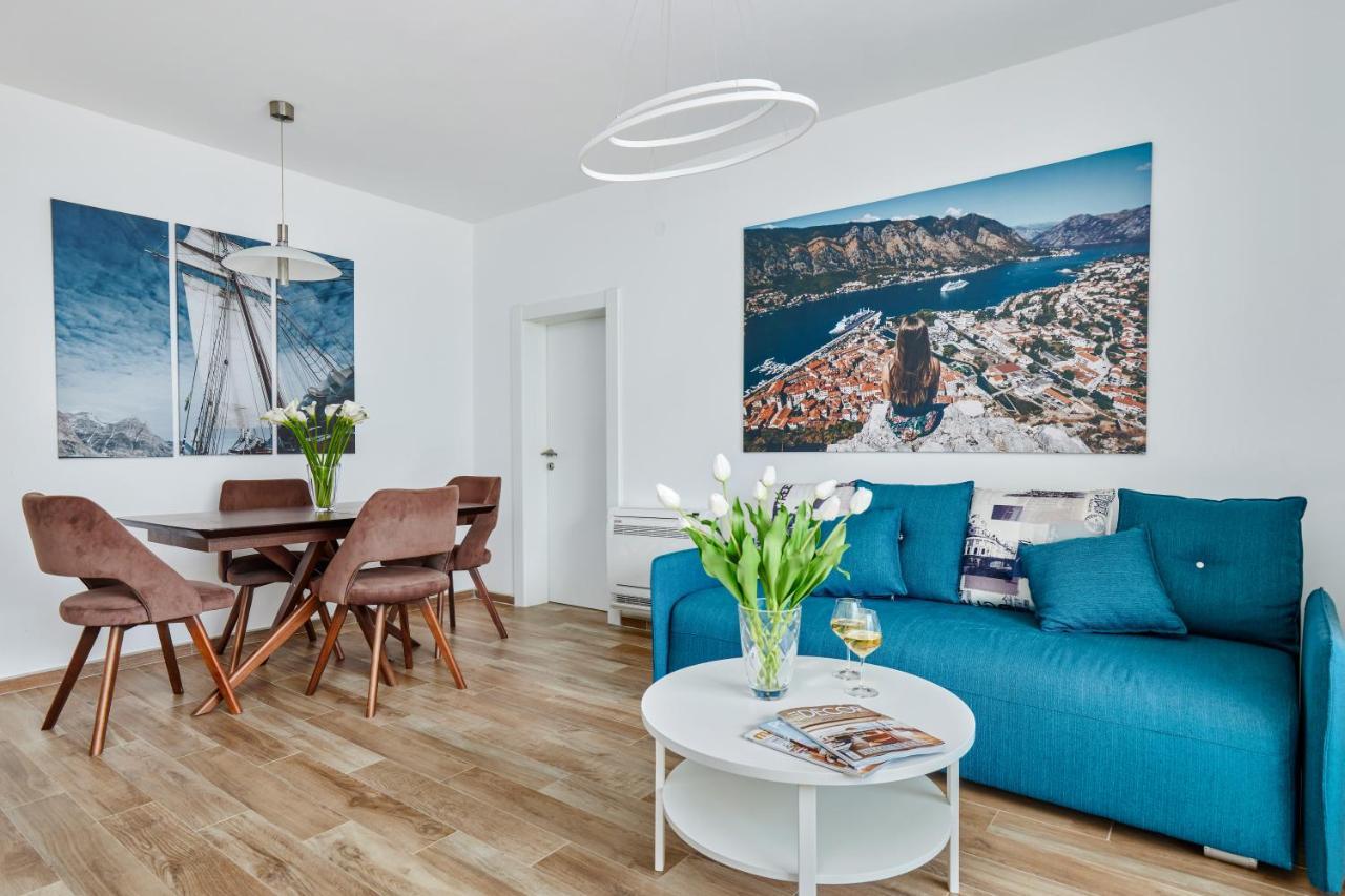 Iva'S Sea View Balcony Daire Kotor Dış mekan fotoğraf